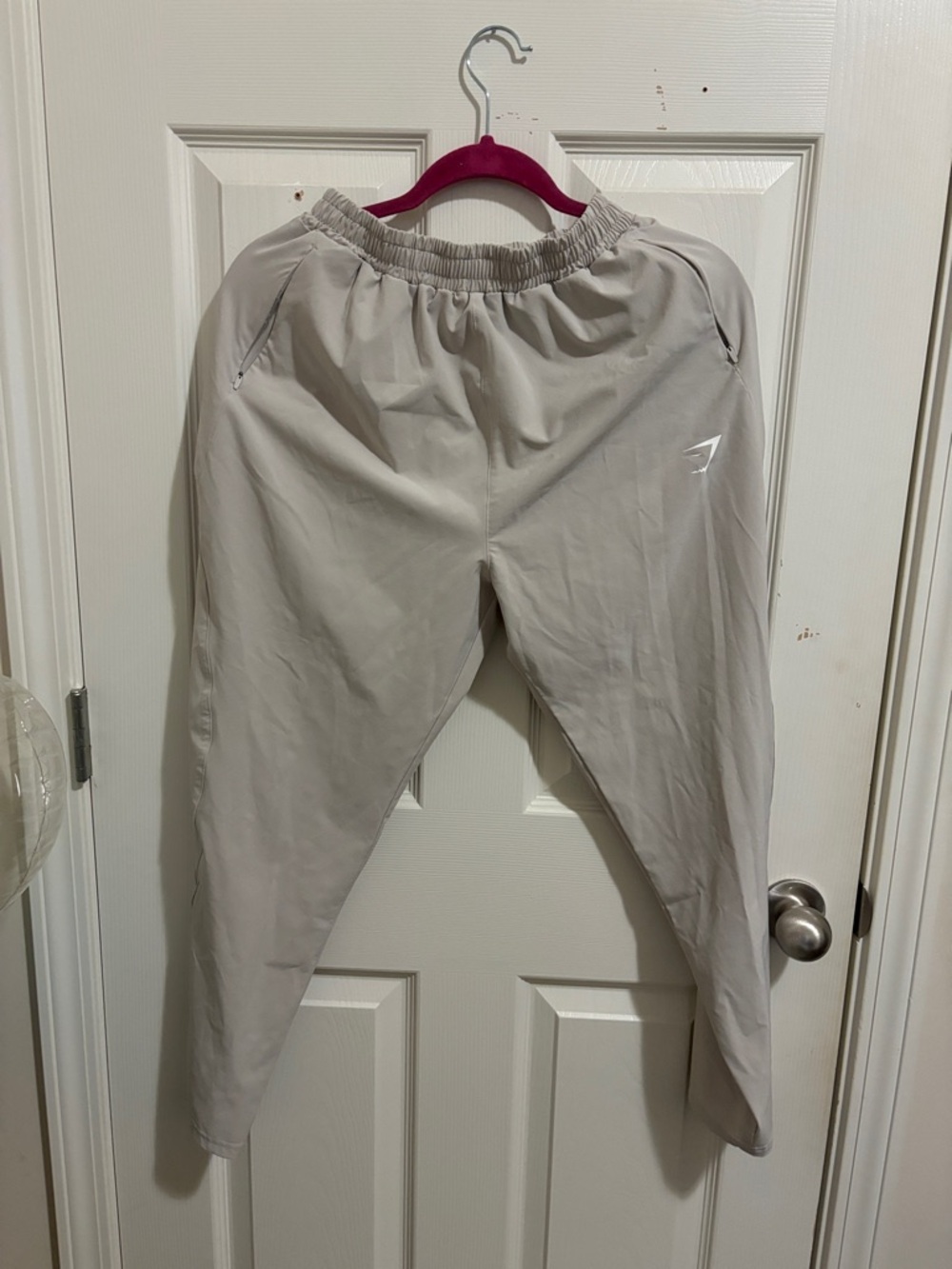 Gymshark Men’s Light Taupe Athletic Joggers